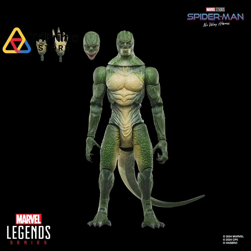 Marvel Legends Series Lizard, 6 inches (scale), 8.8 (height)