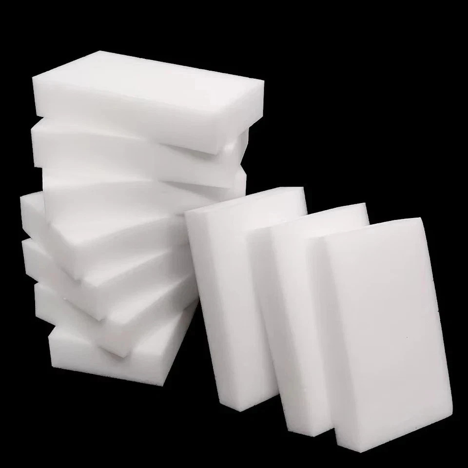 100 PCS Sponge Eraser BULK PACK Melamine Cleaning Foam 3/4" Thick Kitchen Bath