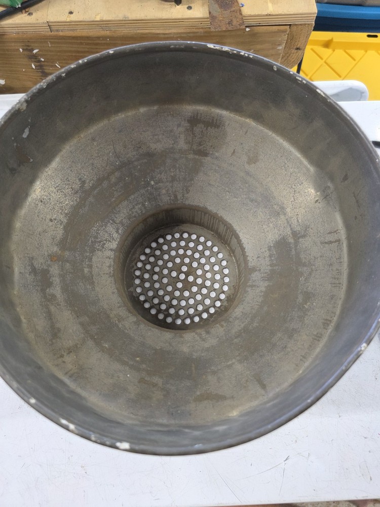 Antique Milk Strainer 12 In