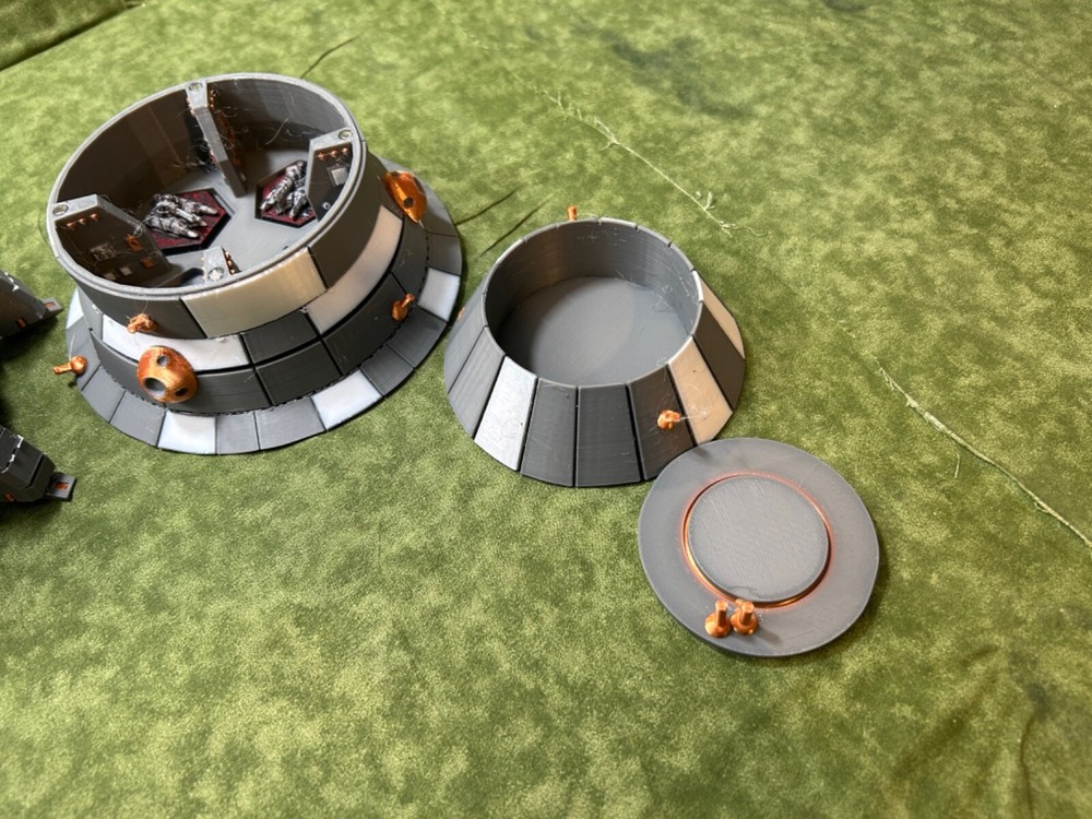 Mech Scale Behemot Class Drop Ship With Storage | Unpainted 1/285 or 6mm scale