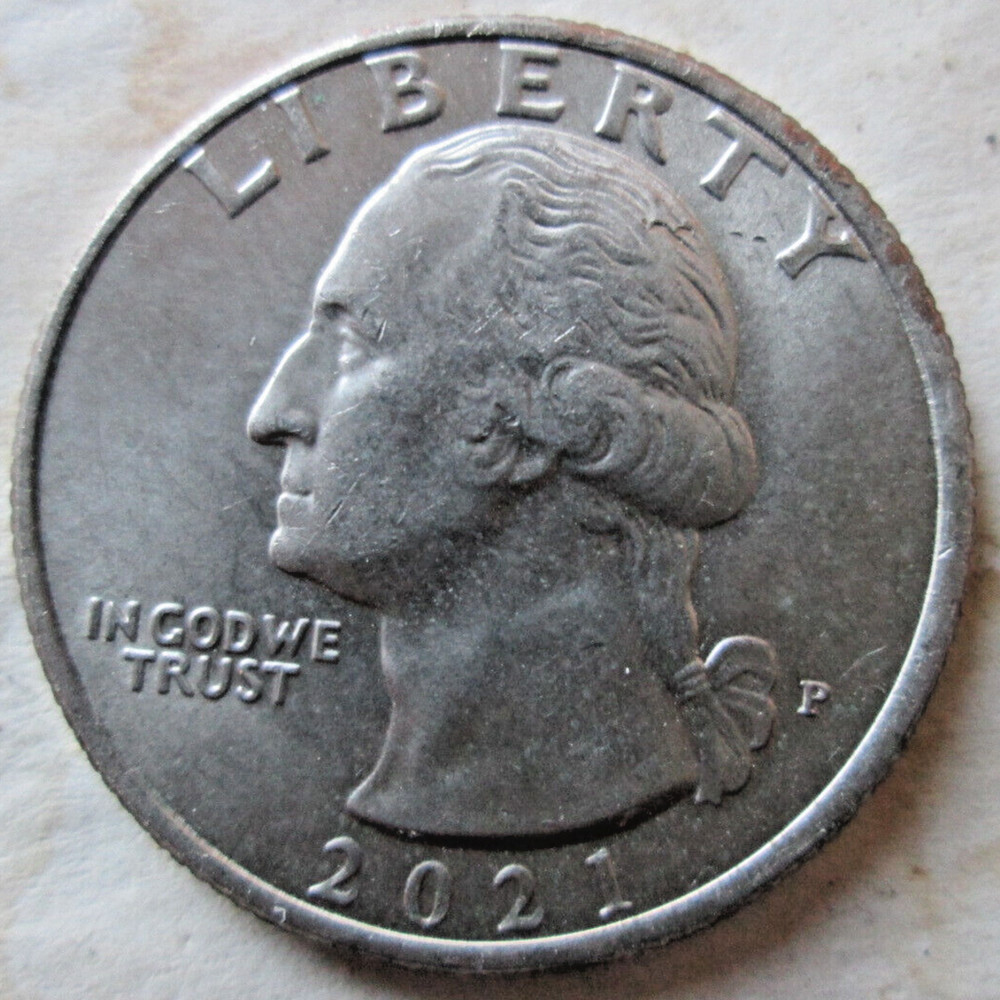 2021-P "CROSSING THE DELAWARE" REVERSE INTERIOR DIE BREAK ERROR, MS++,CIRCULATED