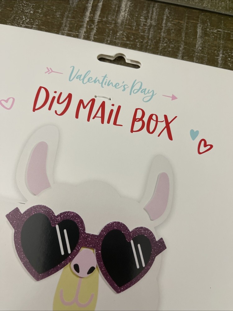 Valentines Day DIY Mail Box Kit Llama