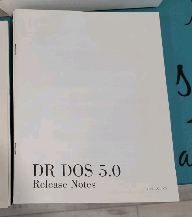 Vtg DR Dos 5.0 Operating System Personal Computers 1990 Digital Research