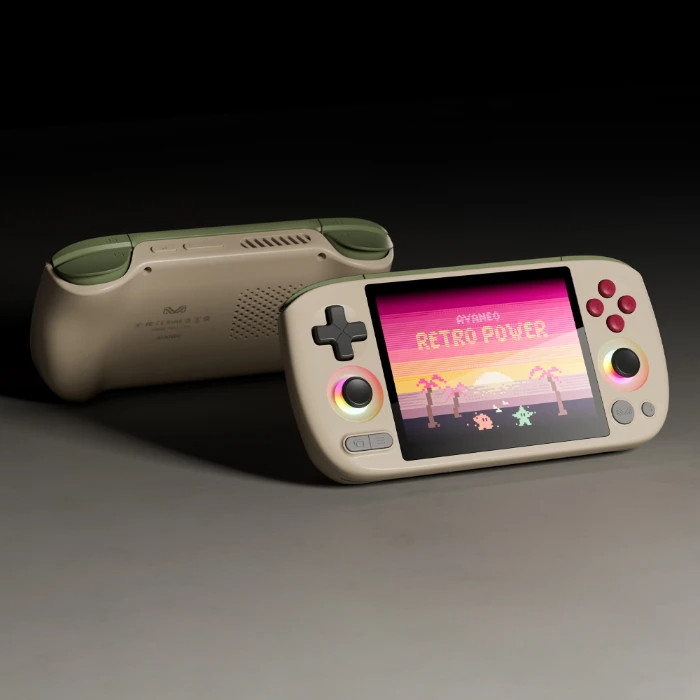 AYANEO Pocket AIR Mini Handheld Game Console - Retro Power Gray