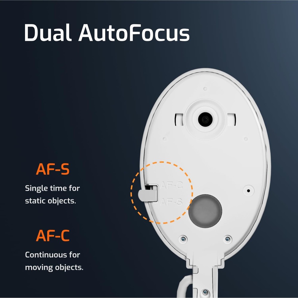 INS‑2 4K USB Document Camera – 13MP, Dual Auto‑Focus, LED Light and Microphon...