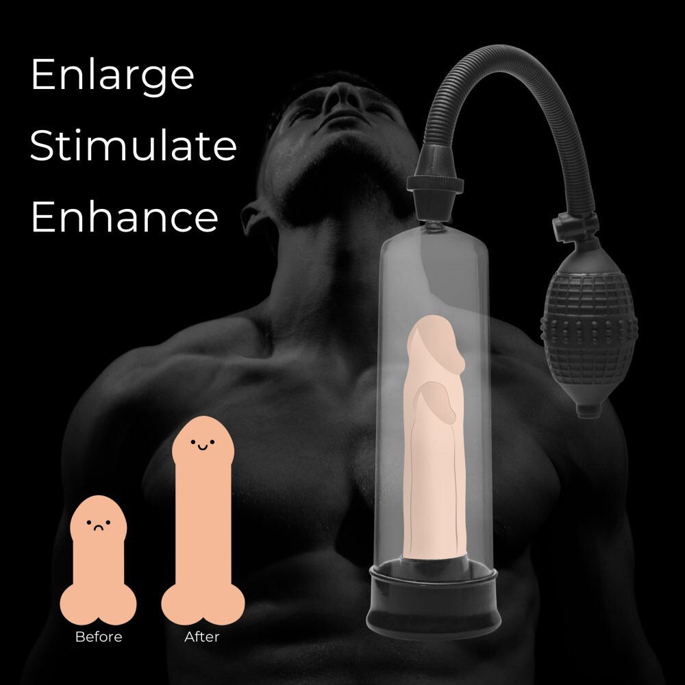 8" Size Matters SMP Beginner Penis Enlarger Pump