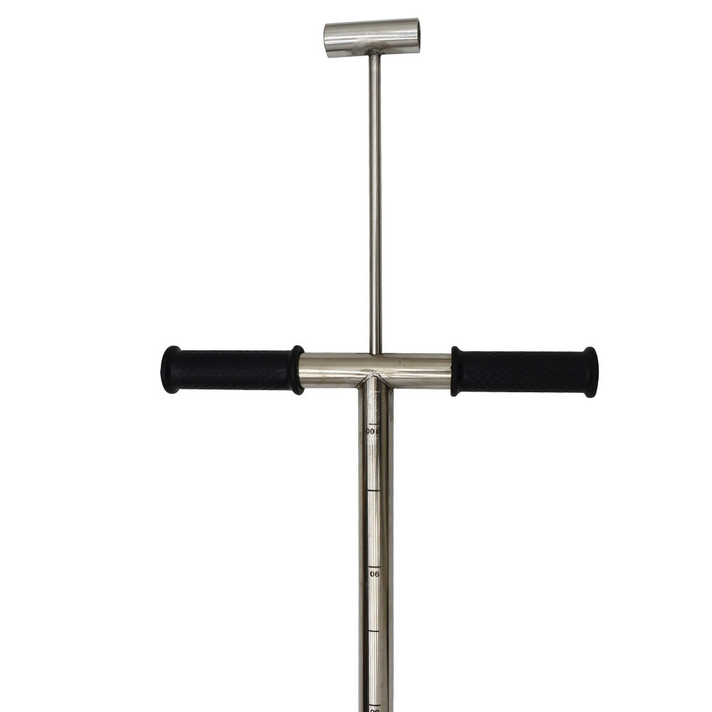 Dia. 1.5in Stainless Steel Soil Sample Prob T-style Handle Soil Sampling Tool