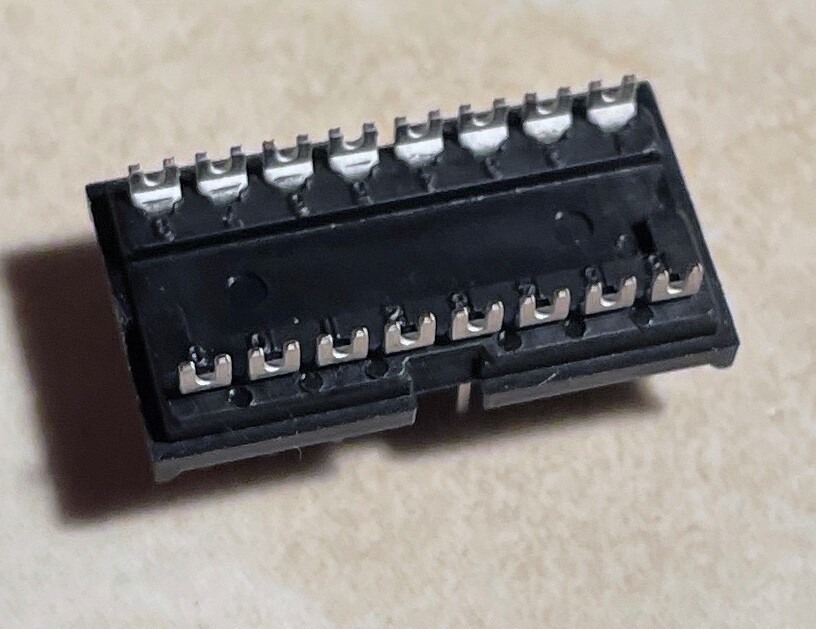 Amp 616-DG6 16 Pin Socket Adapter Board - NOS