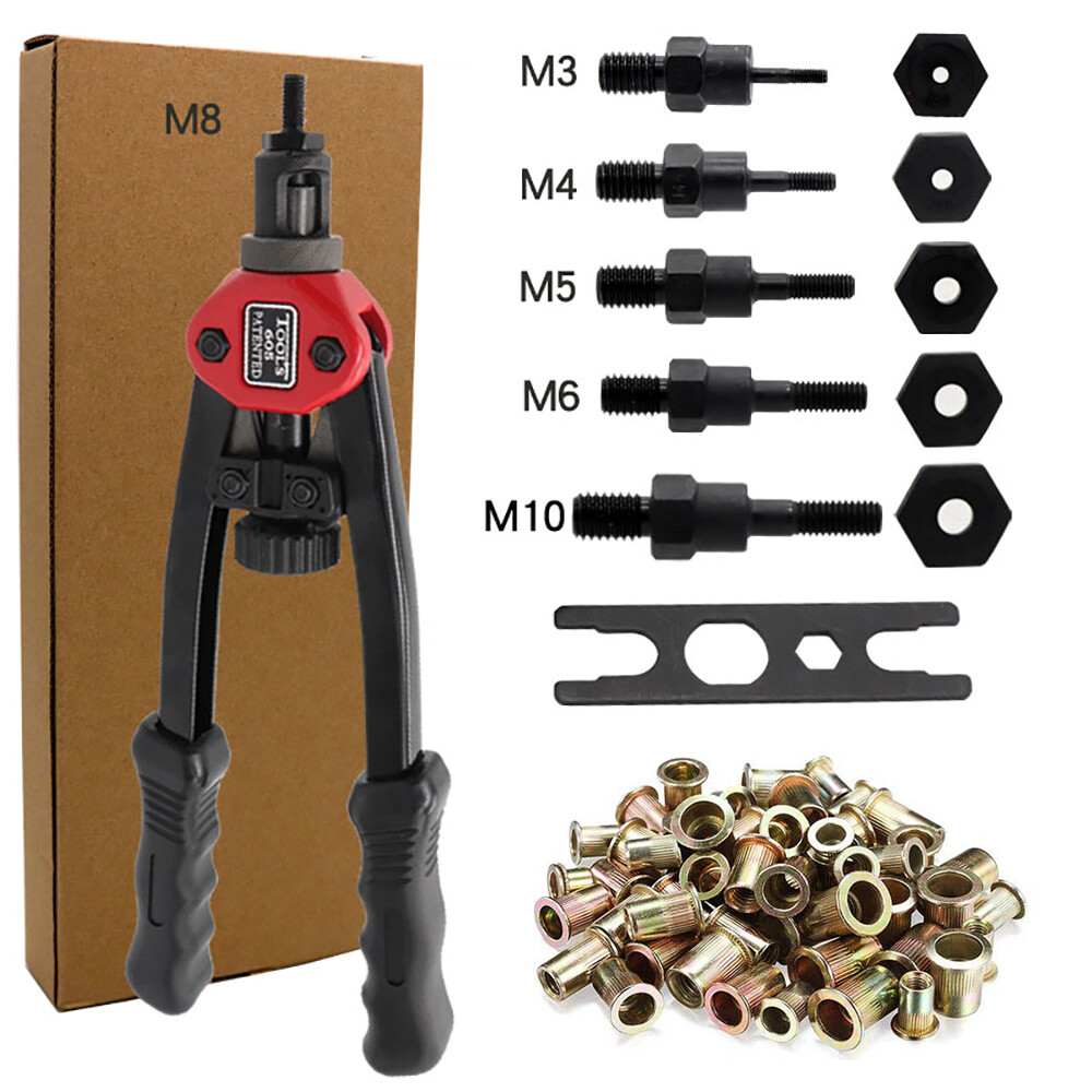 1620pc Rivet Gun Kit Rivnut Setting Tools Nut Setter Tool Hand Blind Riveter Gun