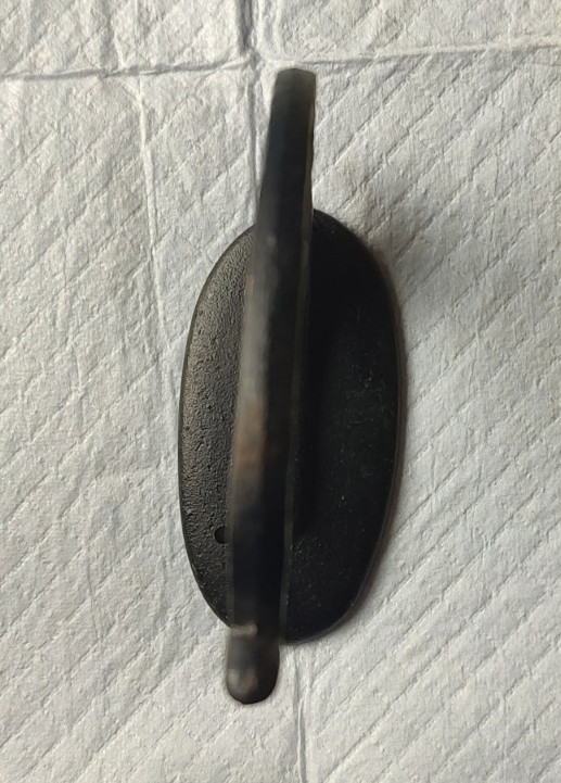 Vintage Black Cast Iron Wall Sconce