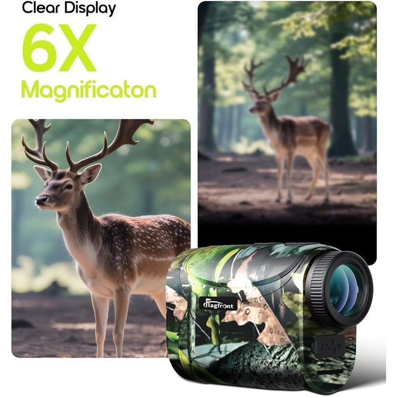 Laser Rangefinder 1200 Yards Fast Accurate Multi-Functional Hunting Tool Hunter