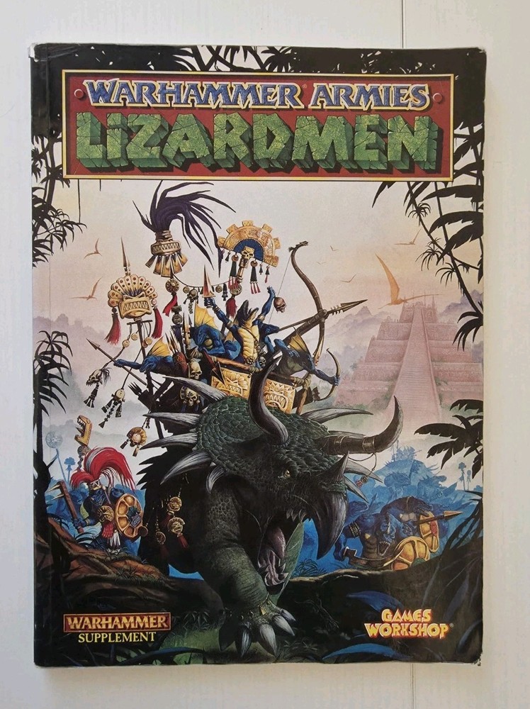Games Workshop Warhammer Armies Lizardmen 1996 Supplement Softback Book