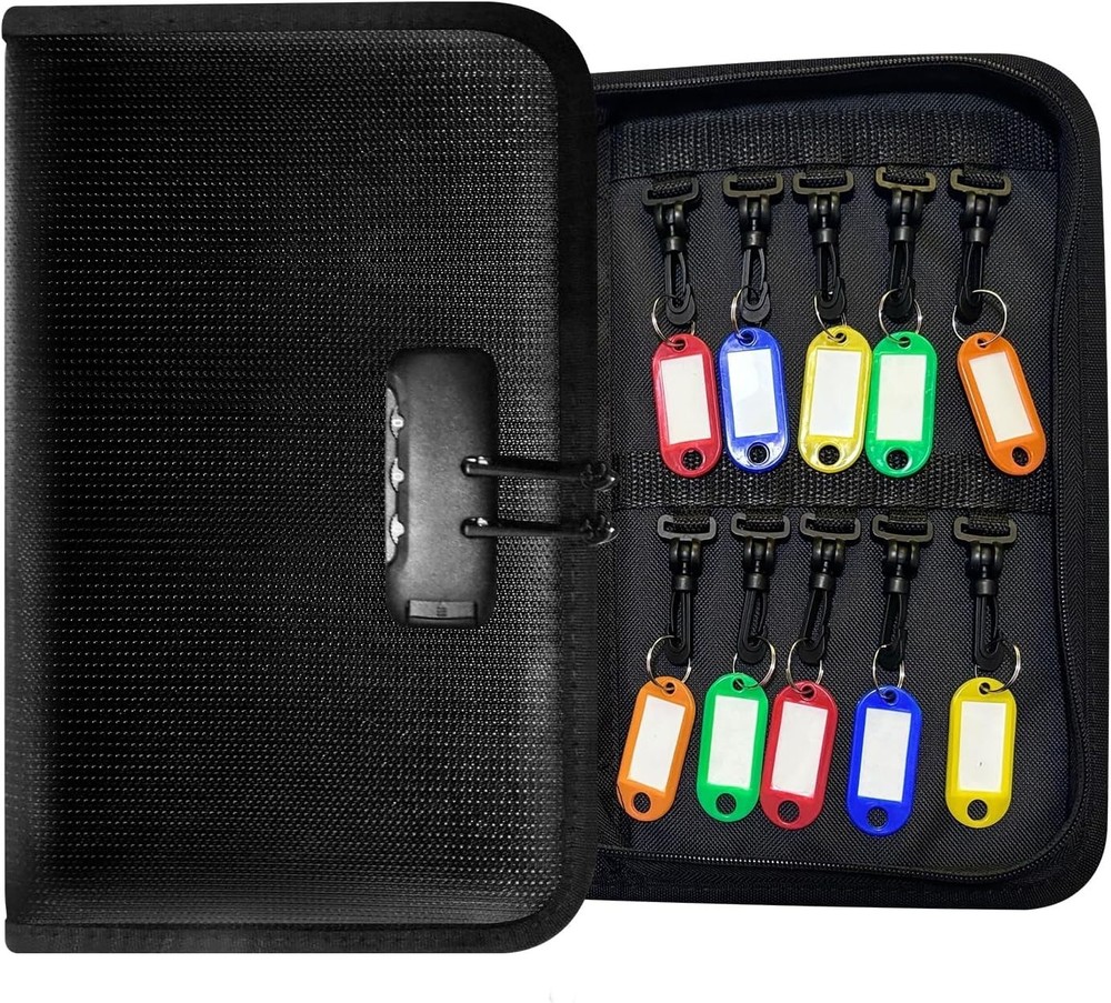 20Key Storage Box w/ Code Key Cabinet Organizer Wall Mount with Combination Lock