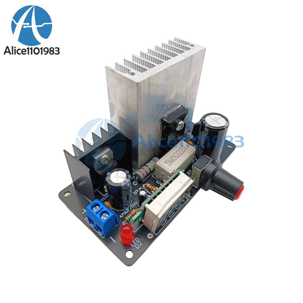 AC-DC LM317 Power Supply Regulator Module Adjustable Voltage with Volt Display