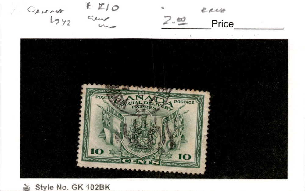 Canada, Postage Stamp, #E10 Used, 1942 Special Delivery (AD)