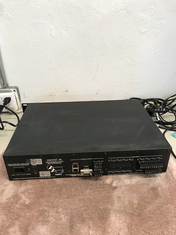 Architectural Acoustic by Peavey Digitool MX Programmable audio multi processor