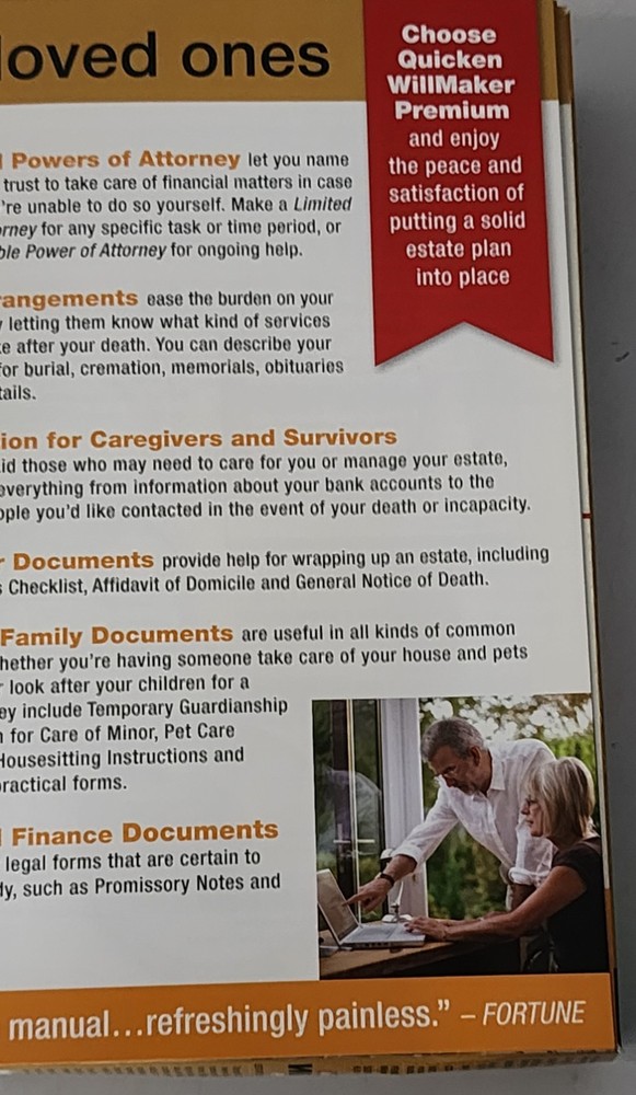 Quicken WillMaker Premium 2011 Estate Planning Software