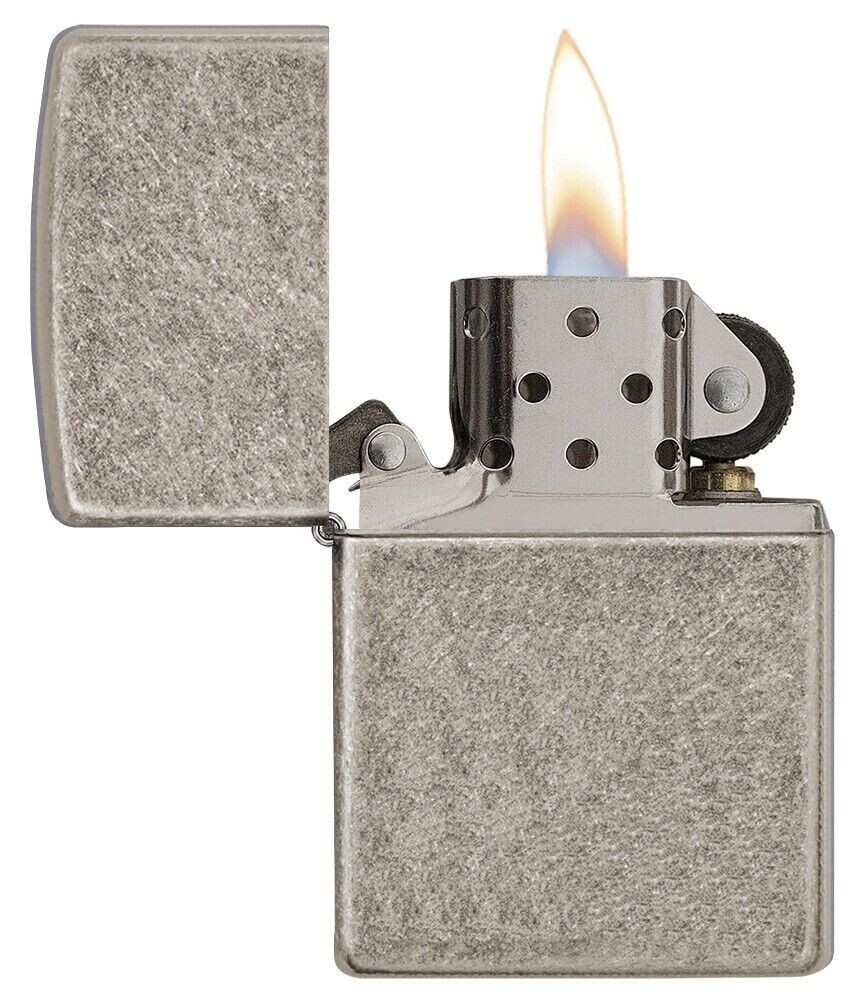 Zippo 28973 Armor Antique Silver Plate