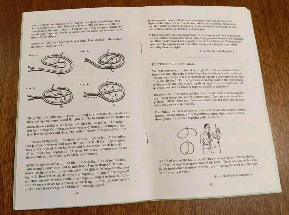 How To Do Rope Tricks; Denhard, Harold - Magic Book