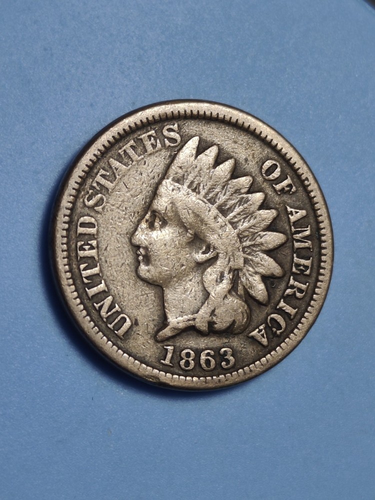 1863 Indian Head Cent #447