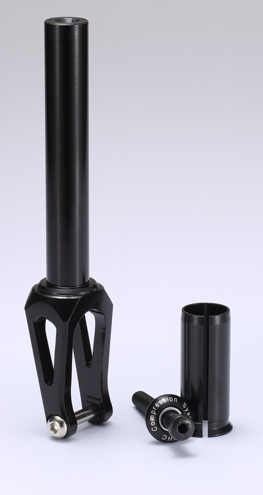 Envy Scooter Fork V2 CNC IHC Compression Pro Scooter Fork BLACK