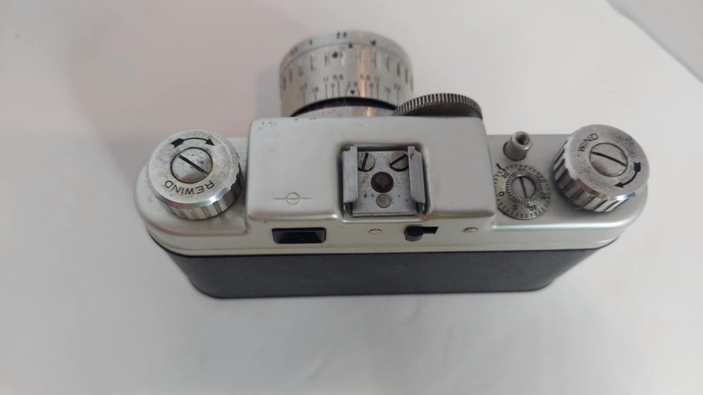 Argus C 44 35mm Camera In Original Leather Case UNTESTED