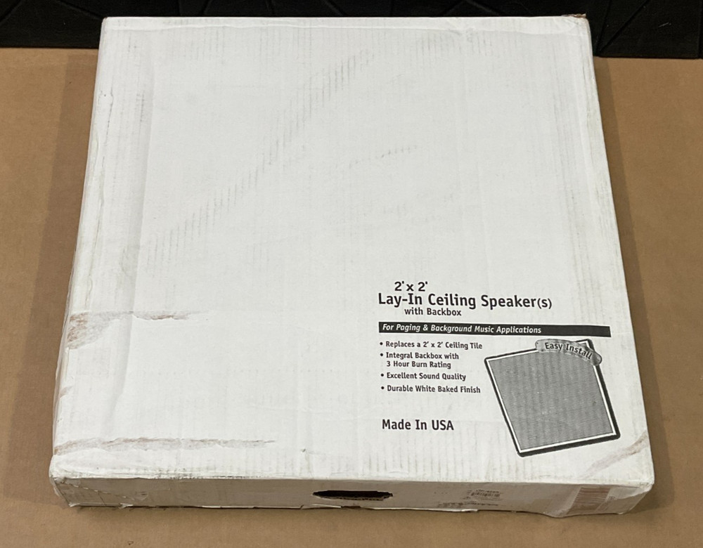 Valcom In Ceiling Speaker VIP-402A ✅❤️️✅❤️️ OPEN BOX!!! ✅❤️️✅❤️️