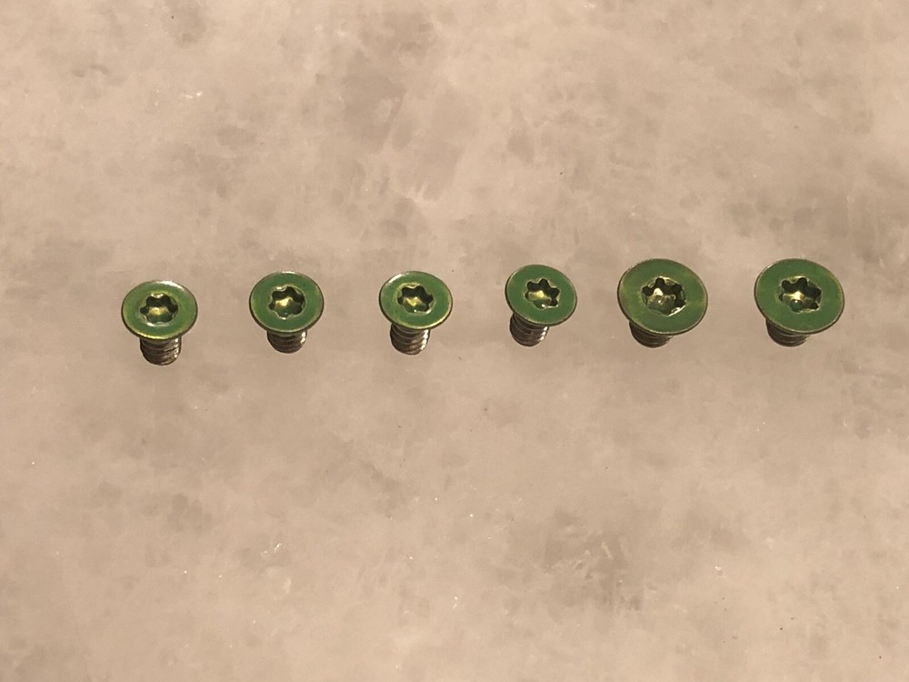 Green Replacement Scale & Pivot Screws for Spyderco Paramilitary 2 - Set of 6