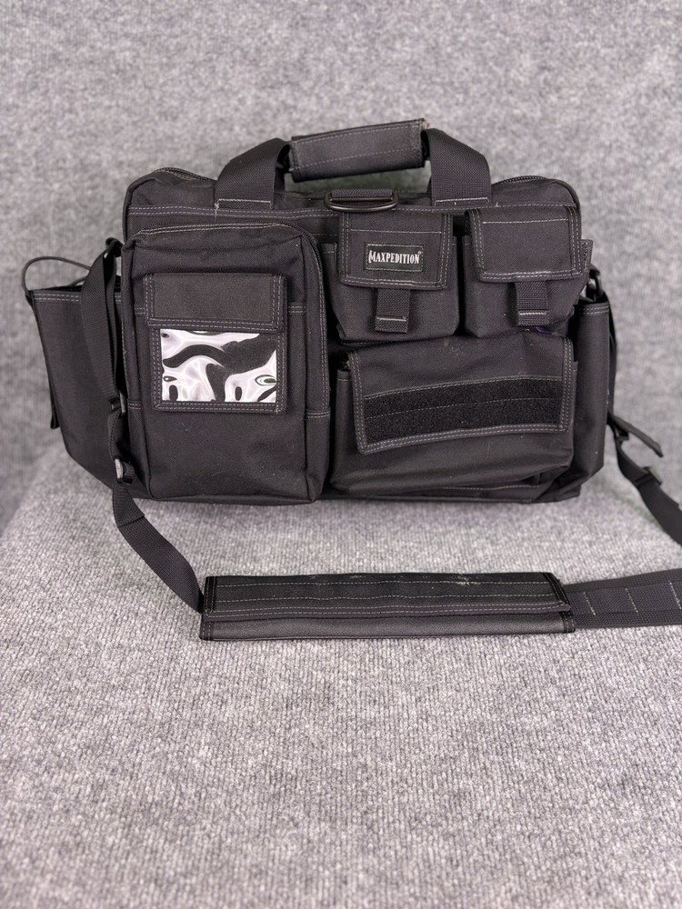 Maxpedition Operator Tactical Laptop Case w / Adjustable Strap Black