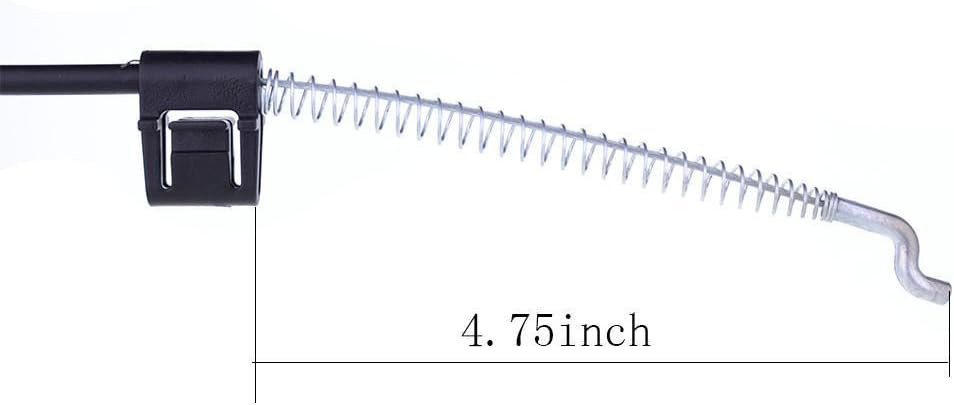 2 Pieces Recliner Release Cable D-Ring Pull Handle Exposed Length 4.75 with ...