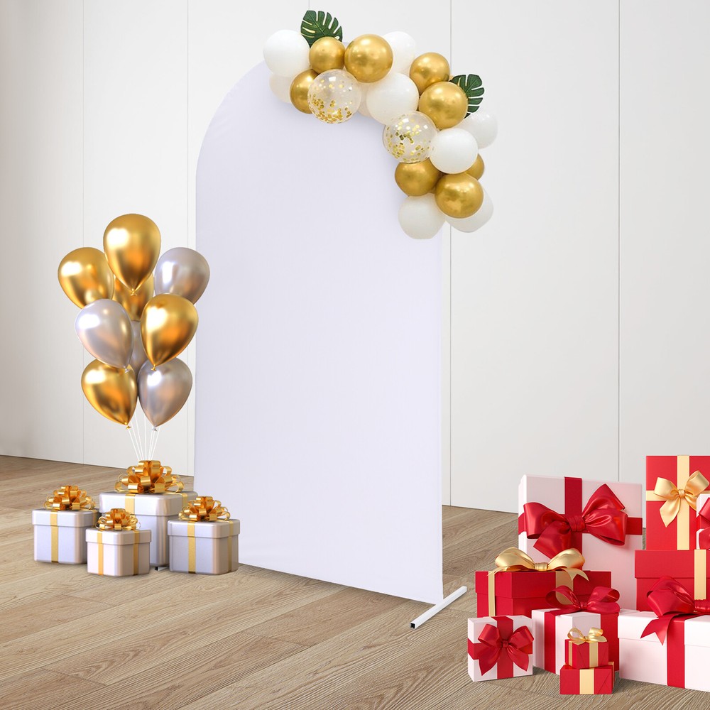 Wedding Arch, Balloon Arch Frame Kit for Wedding, Wedding Backdrop Stand White