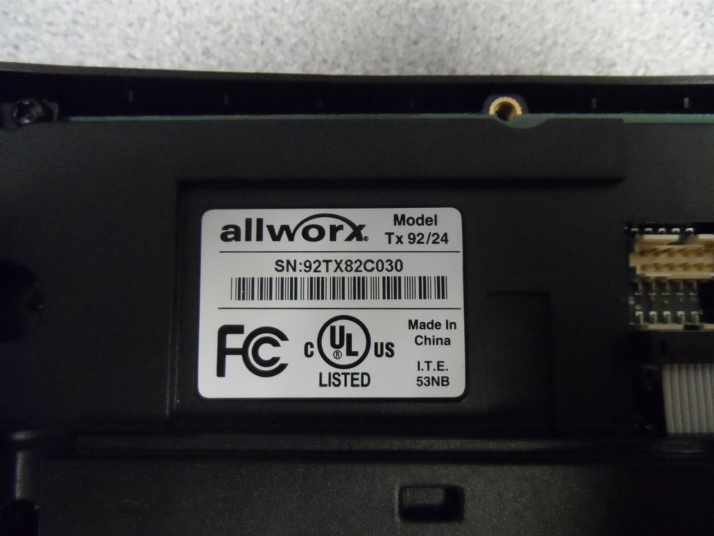 Allworx Tx 92/24 Expander Module 9212 9224 Button Extender Add On