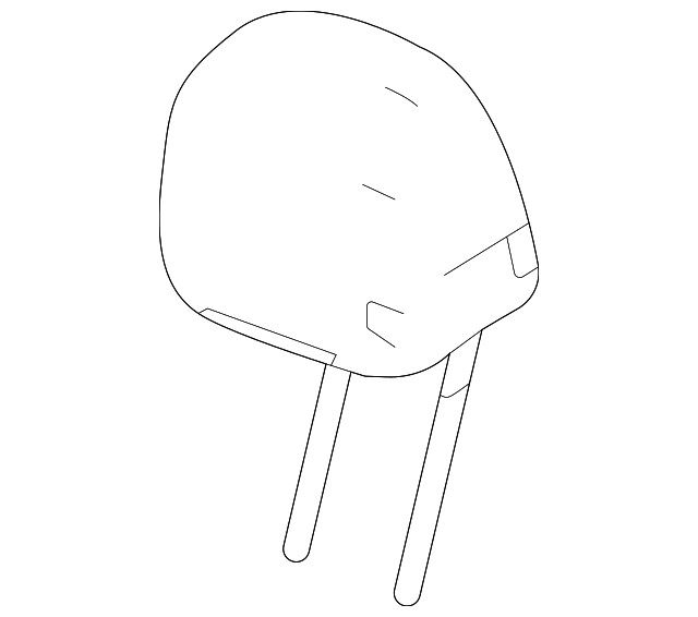 Genuine GM Headrest Outer 26408604