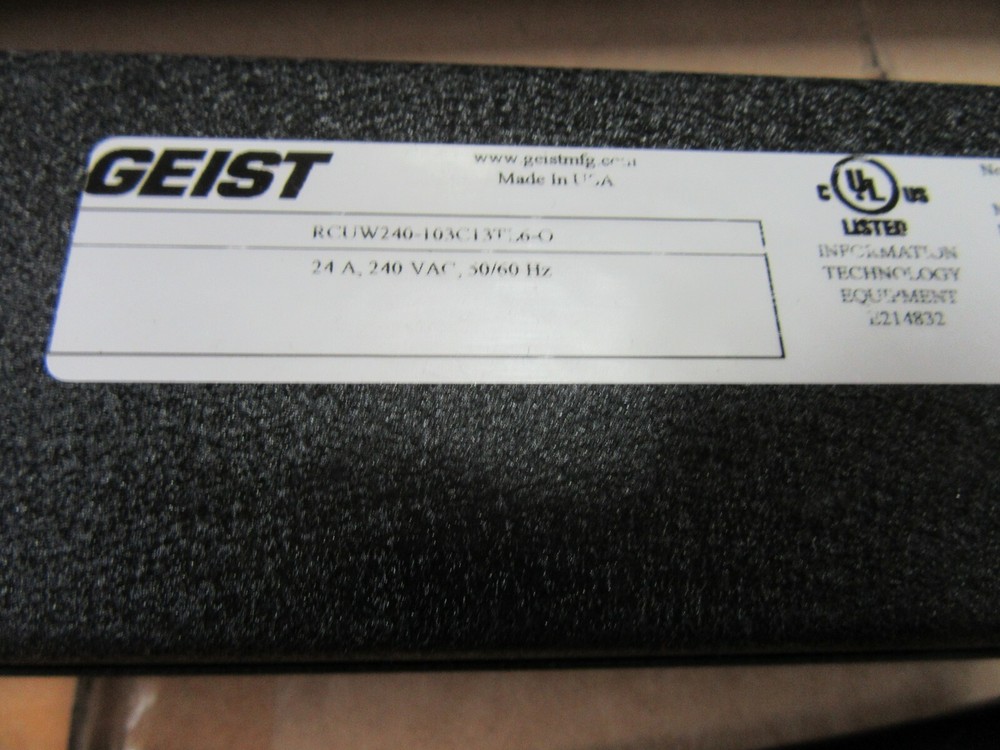 GEIST PDU RCUW240-103C13TLO