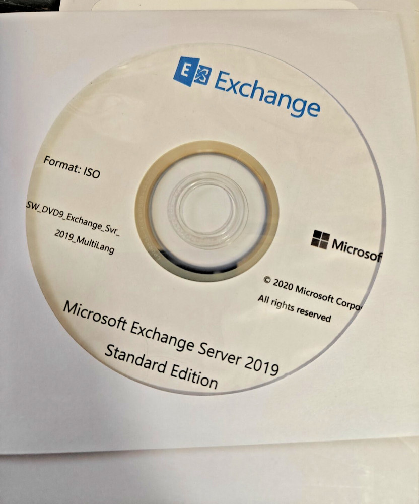 Microsoft Exchange Server 2019 Standard Edition - DVD License Pack