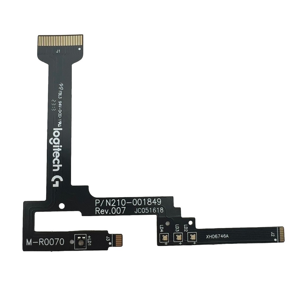 Logitech G Pro Wireless Mouse Circuit Board Flex Cable W/ Feet