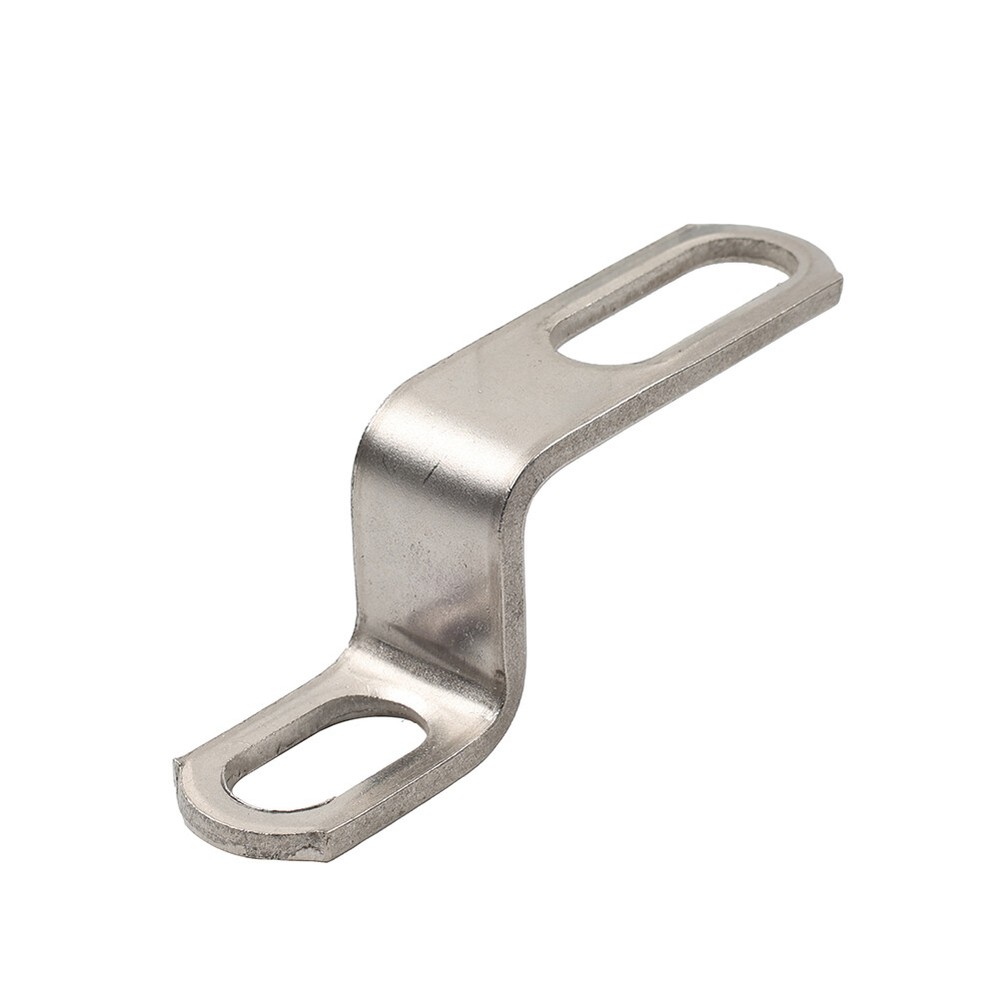 Universal Motorcycle Exhaust Pipe Fixed Clamp Bracket Z-Shaped Mounting