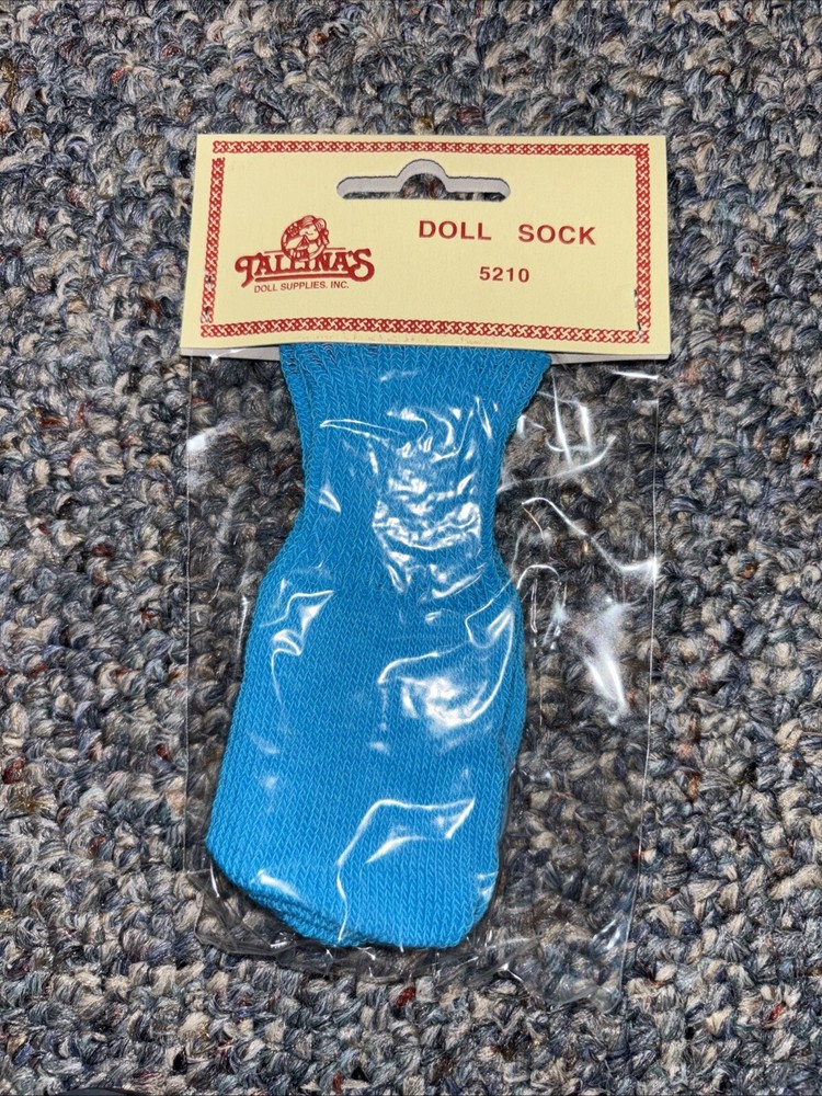 Fits Cabbage Patch Kid /Doll New Blue Socks