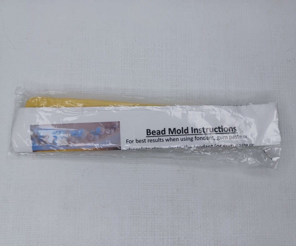 Fondant Bead Mold With Instructions Makes Beads For Cake Decorating