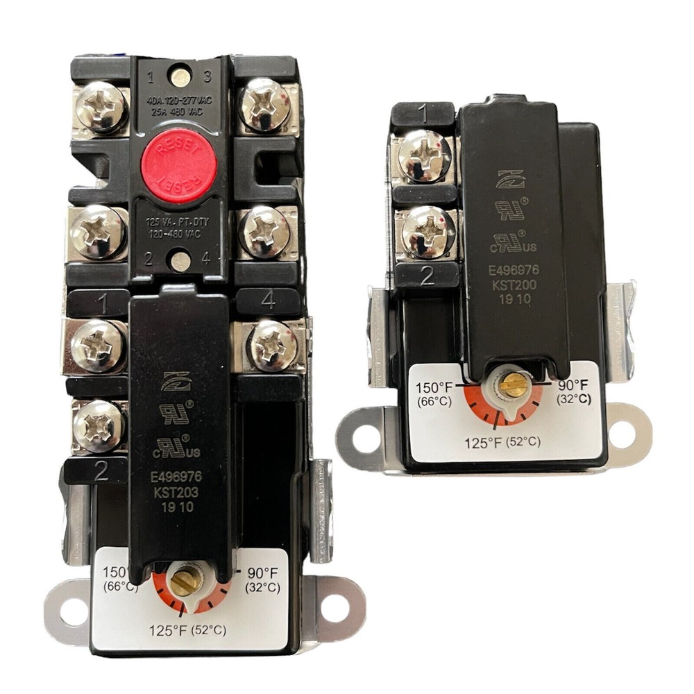 UPPER &LOWER  THERMOSTAT 4 2 ELEMENT ELECTRIC WATER HEATER- KIT 2PCS.