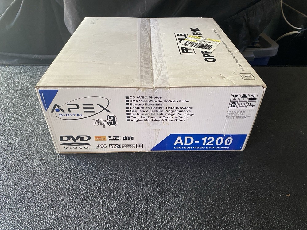 Apex AD-1200 DVD Player