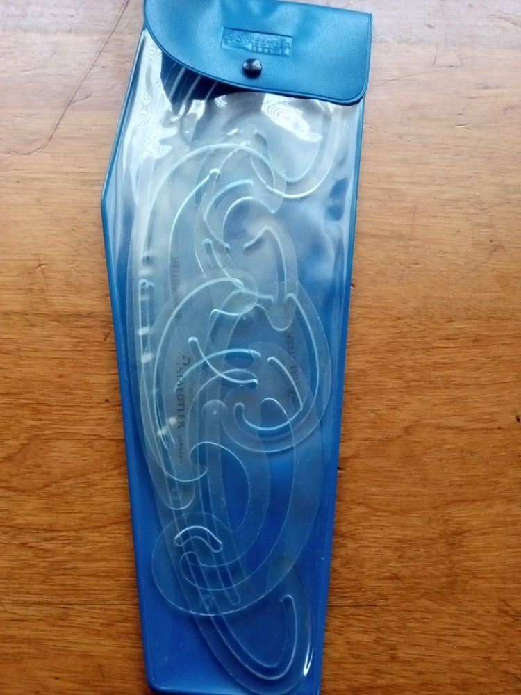 Vintage Staedtler Drafting  Curves Protractor  Germany