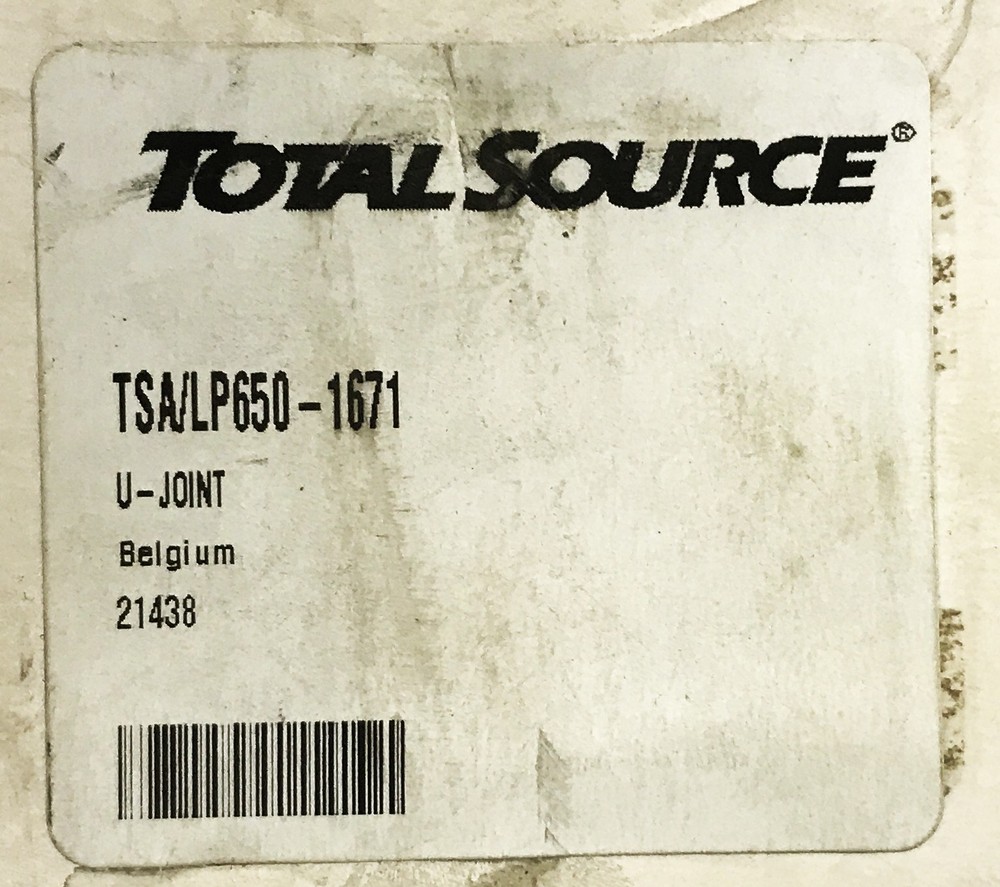 Total Source Universal Joint LP650-1671 NOS