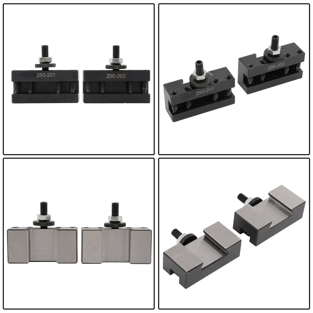 6 Pack BXA Tool Post Set 250-200 Complete Quick Change System for Lathes