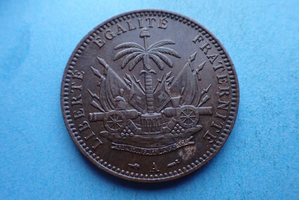 Haiti, One Cent 1895, see images.