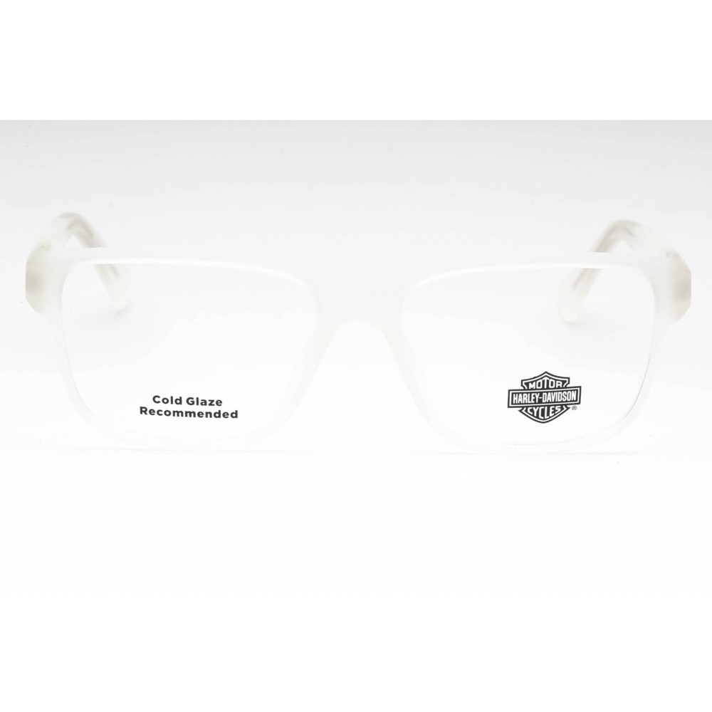 Harley Davidson Men's Eyeglasses Crystal Plastic Rectangular Frame HD0981 026