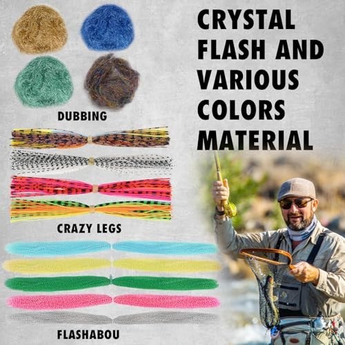 Complete Fly Tying Vise & Tools Kit with Bag - Essential for Beginners & Experts