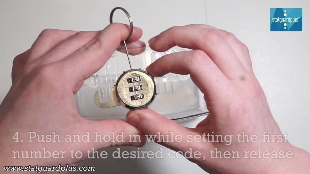 StatGuardPlus Universal Thermostat Guard Cover Clear with Changeable Code Lock