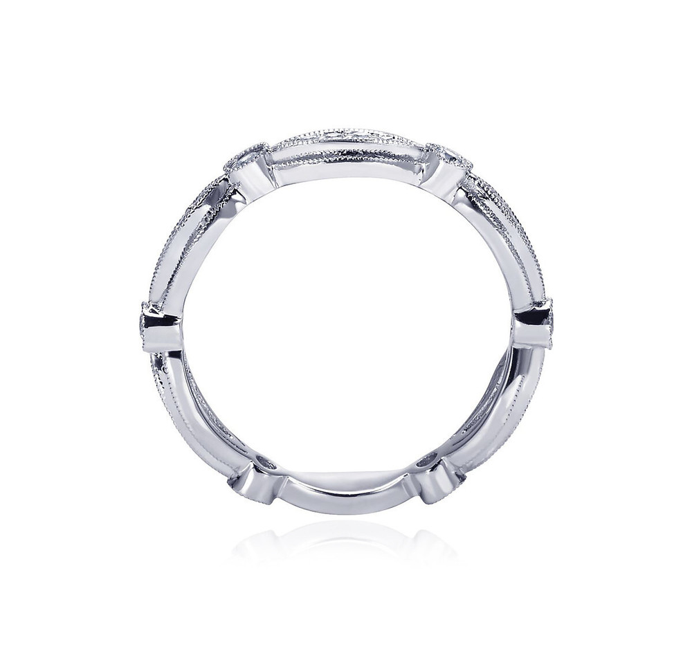 0.33Ctw White Round Cut Wedding Anniversary Band Ring Solid 925 Sterling Silver