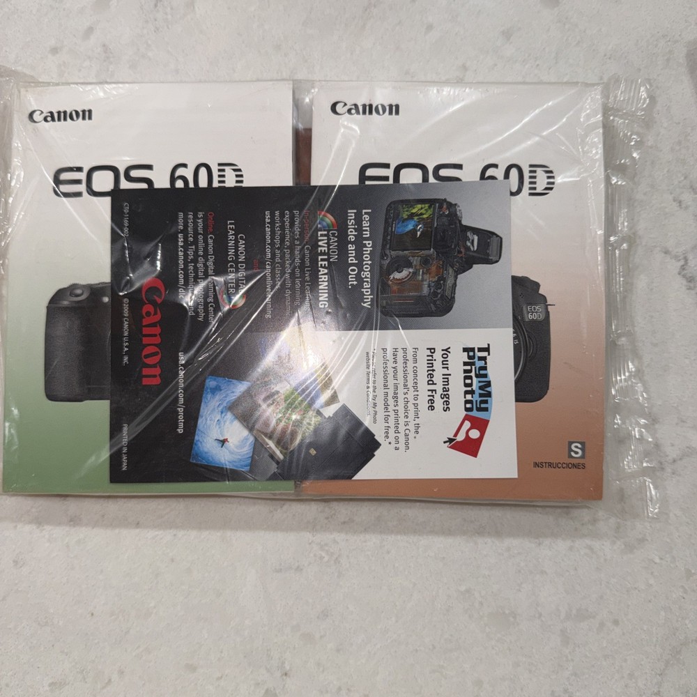 Canon EOS 60D Camera Instruction Manual #G978